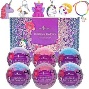 img 4 attached to Indulge in Magical Bliss with Two Sisters Spa Bubble Bombs Unicorn Surprise!