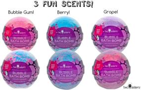img 2 attached to Indulge in Magical Bliss with Two Sisters Spa Bubble Bombs Unicorn Surprise!