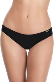 img 4 attached to AXESEA Bottoms Swimsuit Black XL Coverage Women's Clothing