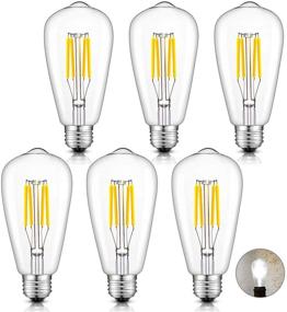 img 4 attached to 🔆 CRLight Dimmable Daylight LED Filament Bulb