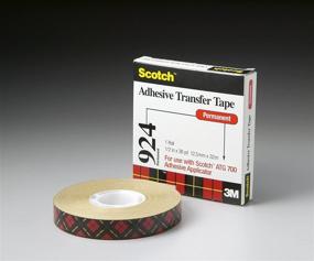 img 1 attached to 3M Scotch ATG Adhesive Transfer Tape 924 Clear, 0.50 inches x 36 yards 2.0 mil (12-Pack) for Enhanced SEO