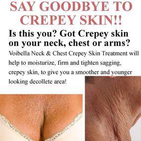 img 1 attached to 💪 Ultimate Solution for Sagging, Crepey Skin & Wrinkles: Top-rated Neck & Chest Firming Cream. Unveil Youthful Decolletage & Smooth, Radiant Skin. Anti-Aging Crepe Eraser & Turkey Neck Tightener with Decolletage Lotion. Effective for Tightening Decollete, Double Chin, Arms, Body & Face.