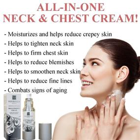 img 2 attached to 💪 Ultimate Solution for Sagging, Crepey Skin & Wrinkles: Top-rated Neck & Chest Firming Cream. Unveil Youthful Decolletage & Smooth, Radiant Skin. Anti-Aging Crepe Eraser & Turkey Neck Tightener with Decolletage Lotion. Effective for Tightening Decollete, Double Chin, Arms, Body & Face.