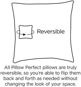 img 1 attached to Подушка Pillow Perfect размером 24,5 дюйма с рисунком Береза Айкат Аргайл для пола