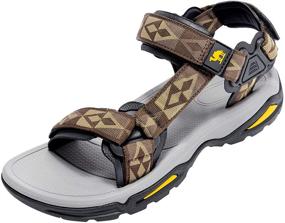 img 4 attached to 👣 Waterproof Support Men's Sandals: CAMEL CROWN Shoes for Comfort and Durability