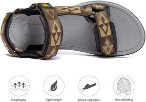 img 2 attached to 👣 Waterproof Support Men's Sandals: CAMEL CROWN Shoes for Comfort and Durability