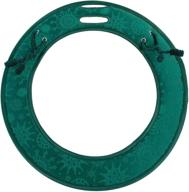 🎄 door protecting holiday wreath pad: prevent damage & scratches - fits 30-33 inch wreaths - decorative protection from seasonal greenery logo