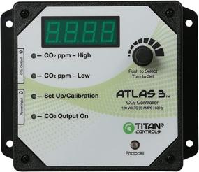 img 4 attached to 🌿 ETL Listed Titan Controls Atlas 3-Day/Night CO2 Monitor & Controller with Photocell, 120V