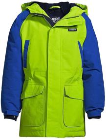 img 4 attached to Детские куртки и пальто для мальчиков: Lands End Squall Classic Radiant Clothing