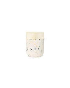 img 4 attached to 🍵 W&P Porter Ceramic Mug - Terrazzo Cream 12oz - On-the-Go Reusable Cup, Coffee/Tea - Portable & Dishwasher Safe