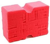 🚗 red big car wash sponge: 1 pack of opt 22516 for effortless cleaning! logo