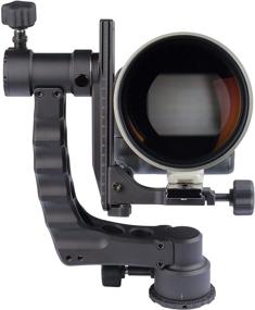 img 2 attached to 📷 ProMediaGear Gimbal Head for Telephoto Lenses: Ultimate Camera Accessory for Outdoor & Wildlife Photography, CNC Precision, Smooth Panning, Lightweight Aluminum, Scratch Resistant Finish