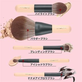 img 1 attached to 💄 Portable DUcare Travel Makeup Brushes Set: 5PCS Mini Cosmetic Brushes Kit for Flawless Coverage and Precise Application