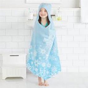 img 1 attached to 👑 Disney Frozen Elsa Hooded Towel Wrap - Ideal for Pool, Bath, or Beach - by Disney