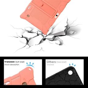 img 2 attached to 📱 Colorful and Durable Tablet Cases for Dragon Touch K10, MARVUE Pad M20, LUSS and TenYiDe 10.1 Inch Tablets - Pink