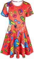 asylvain casual dresses: stylish graphic girls' clothing for toddlers logo