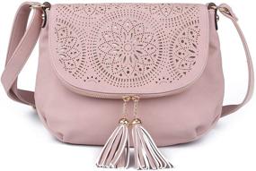 img 4 attached to 👜 Designer Crossbody Bags with Tassels - Women's Handbags, Wallets, and Shoulder Handbags