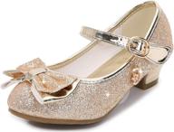 👑 sittingley glitter kid's princess wedding shoes for girls logo