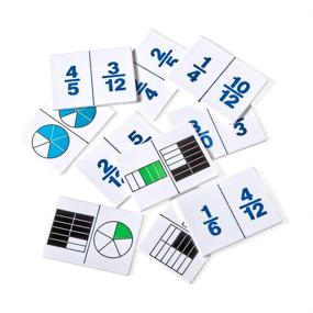img 2 attached to 🔢 Plastic Fraction Dominoes: Hand2Mind Manipulative for Enhanced Learning