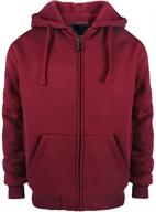 🧥 sherpa-lined fleece hoodies for boys' athletic clothing - fashionable hoodies & sweatshirts logo