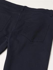 img 3 attached to Front Khaki Nautica School Uniform Pants for Boys - Boys' Clothing