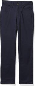 img 4 attached to Front Khaki Nautica School Uniform Pants for Boys - Boys' Clothing