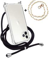 crossbody iphone holder lanyard strap clear logo