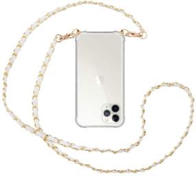 img 2 attached to Crossbody IPhone Holder Lanyard Strap Clear