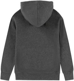 img 3 attached to ALAVIKING Brushed Sweatshirts Pullover Purple XL Boys' Clothing : Fashion Hoodies & Sweatshirts