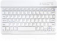 ultra slim bluetooth keyboard compatible rechargeable tablet accessories logo