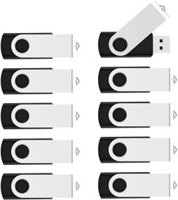 img 4 attached to Kootion 1GB USB Flash Drive - 50 Pack of 1 GB Thumb Drives, Black