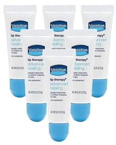 img 4 attached to 💋 VASELINE Lip Therapy Advanced Healing Formula Pack of 6 - 0.35 Oz per Lip Balm: Ultimate Protection and Nourishment for Smooth Lips