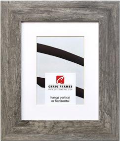 img 4 attached to Craig Frames 74030: Faux Gray Barnwood Picture Frame for 16x20 Inch Photos – Matted, 20x24 Inch