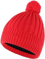 🏠 cozy and stylish: home prefer toddler boys knit winter hat - warm fleece lined skull beanie for kids logo