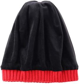 img 2 attached to 🏠 Cozy and Stylish: Home Prefer Toddler Boys Knit Winter Hat - Warm Fleece Lined Skull Beanie for Kids