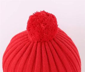 img 1 attached to 🏠 Cozy and Stylish: Home Prefer Toddler Boys Knit Winter Hat - Warm Fleece Lined Skull Beanie for Kids