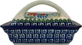 img 3 attached to 🍽️ Boleslawiec Polish Pottery Butter Dish