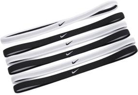 img 2 attached to 🧢 6-Pack of Nike Swoosh Sport Headbands - Enhance Performance and Style