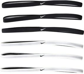 img 4 attached to 🧢 6-Pack of Nike Swoosh Sport Headbands - Enhance Performance and Style