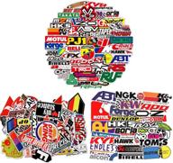 🏎️ 303pcs jdm waterproof racing car stickers pack - cool bomb stickers for laptop, motorcycle, skateboard, travel, luggage, car, bicycle, helmet logo