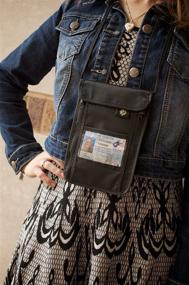 img 1 attached to 🛡️ RFID Blocking Sleeves – Travel Neck Wallet for Enhanced Security and Convenience