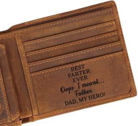 img 4 attached to 👨 Personalized Anniversary Dads Wallets - Customizable and Tailor-Made