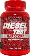 diesel test hardcore: potent natural test booster - yohimbe free - enhanced with tribulus and antiestrogen dim - boost total and free test - 128 tablets logo