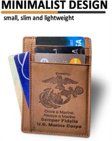 img 1 attached to 👛 Front Pocket Minimalist Wallet by Old Dominion LLC