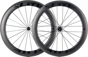 img 4 attached to ELITEWHEELS 700c Carbon Clincher Road Bike Wheels - Tubeless Ready, U-Shape Profile, 38/50/60/88mm Carbon Wheelset