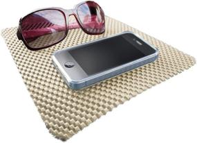 img 2 attached to FH Group FH1002BEIGE Premium Non-Slip Car Dash Pad: Secure Cell Phone Holder & Anti-Slip Mat