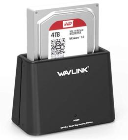 img 4 attached to Wavlink USB3.0 to SATA HDD SSD Docking Station - Supports 2.5/3.5 inch SATA I/II/III, up to 6Gbps, Auto Backup & Sleep, Hot-swappable, Plug & Play, Tool-Free, [10TB] Capacity