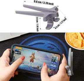 img 2 attached to 🎮 Heeloo 4pcs Finger Chopsticks: The Ultimate Gaming Snack Clips & Finger Sleeves Combo - Must-Have Game Accessories for Game Controllers, Cell Phones & More!