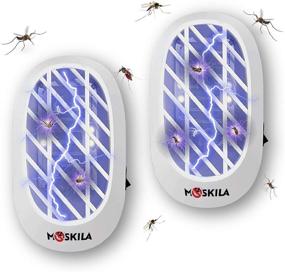 img 4 attached to MOSKILA Bug Zapper: Electronic Insect Killer & Fruit Fly Trap - 2 Pack Indoor Bug Zapper with Blue Light