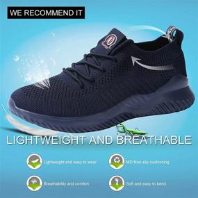 img 3 attached to Lightweight Breathable Men's Athletic Shoes with Business Appeal
